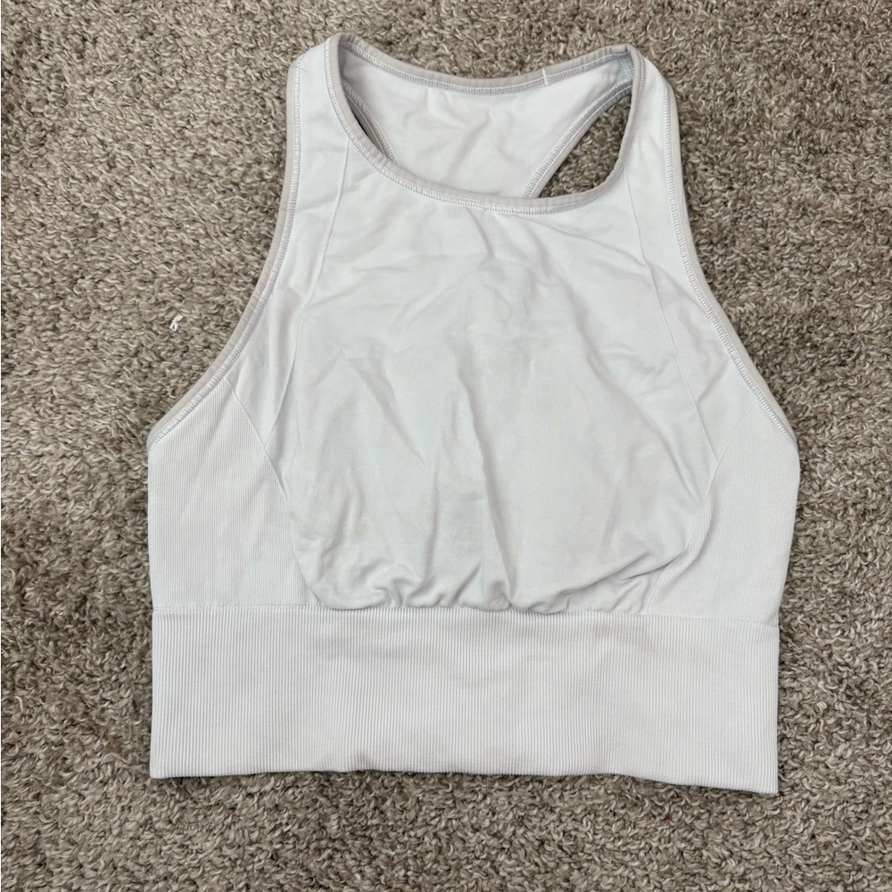 Lululemon Women’s Ebb to Train Bra-white- size 6